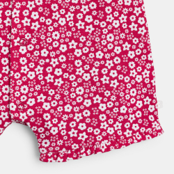 أفرول قصير زهري للطفلة الرضيعة